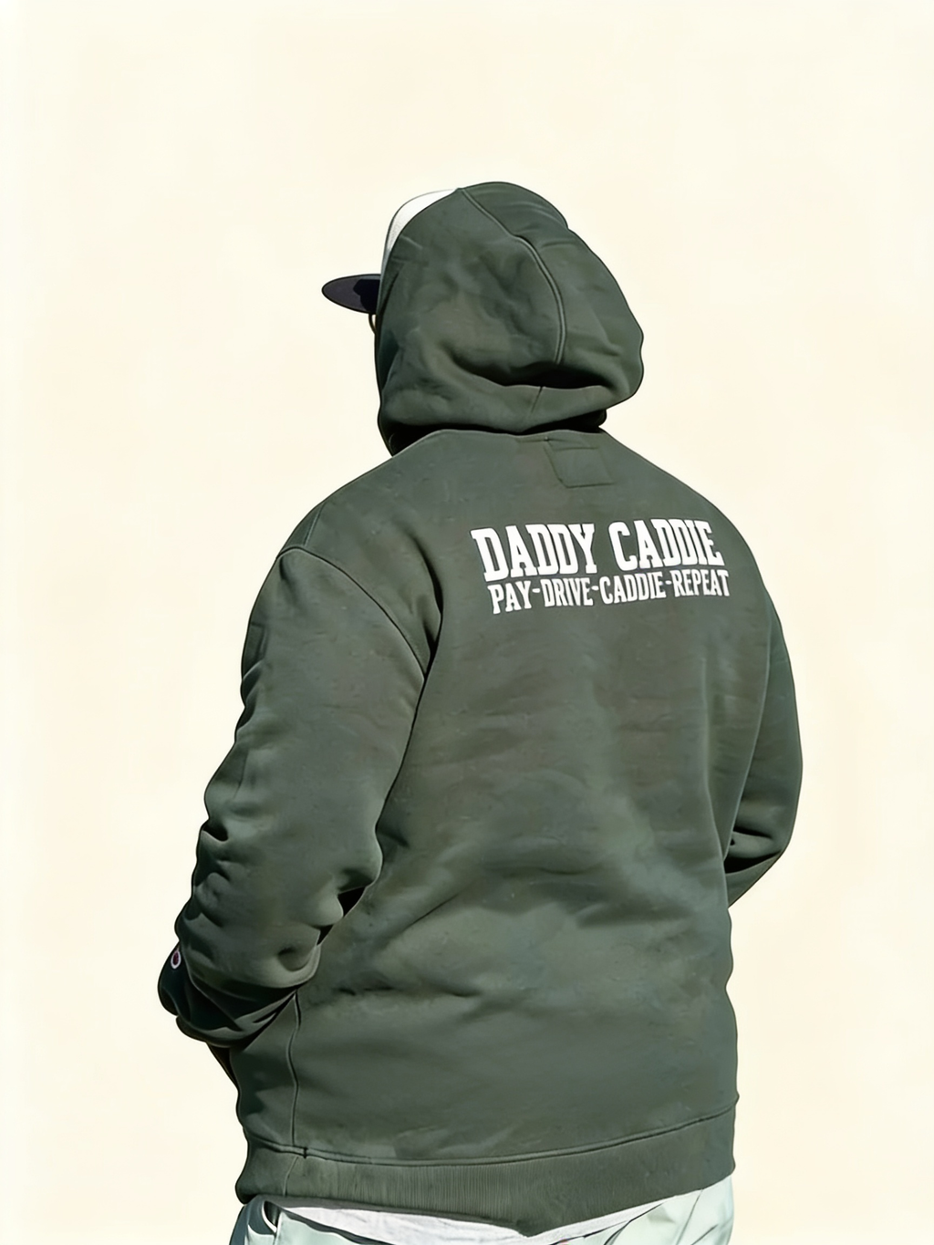 Daddie Caddie Green Sweatshirt