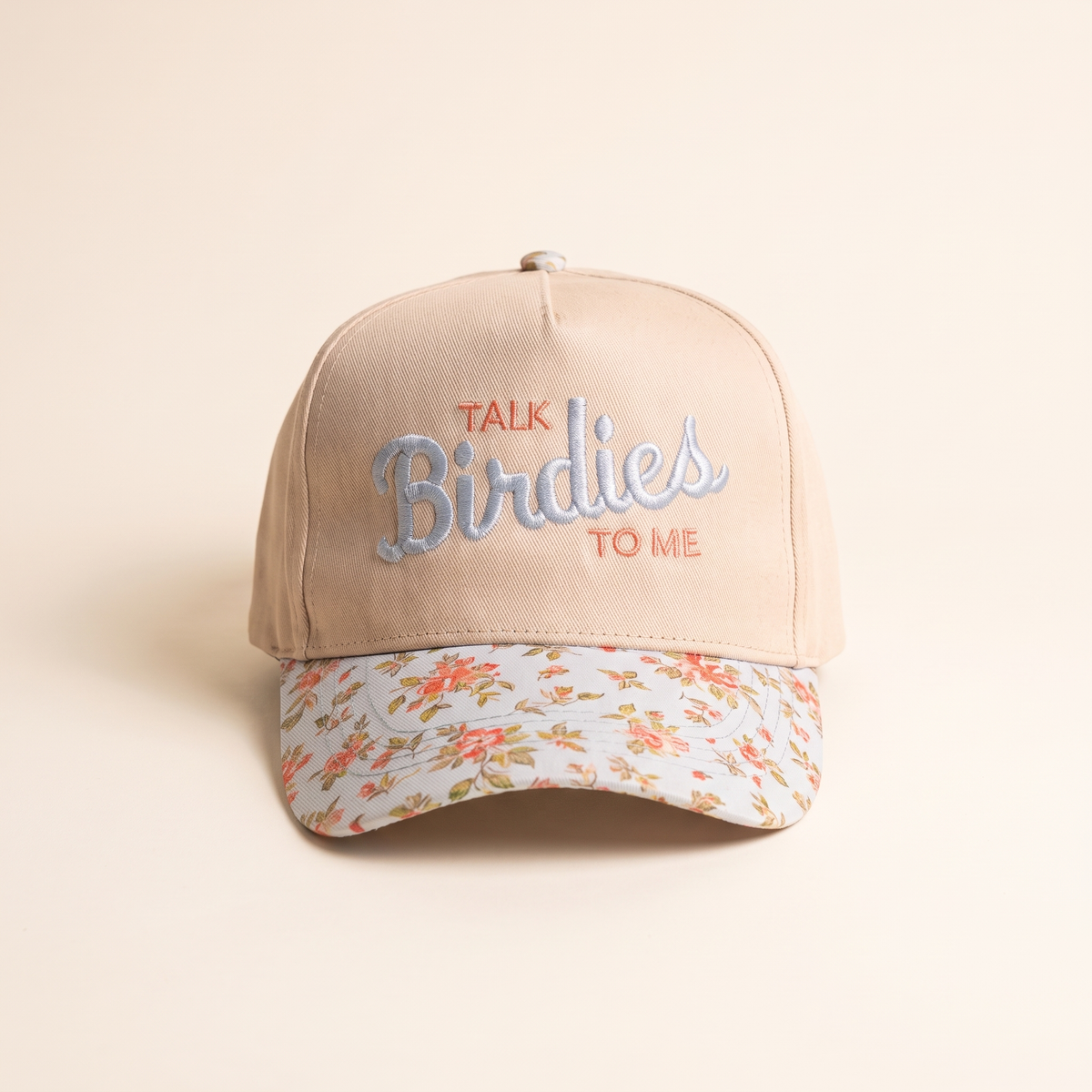 Talk Birdies To Me cap, angled view